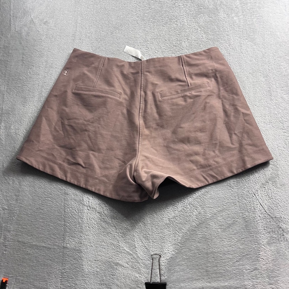 Lululemon Utilitech Relaxed-Fit High-Rise Short 3.5 Mauve Pink Womens 14 LW7DBWS - Picture 8 of 10